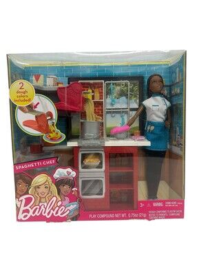 Barbie - Spaghetti Chef - You Can‎ Be Anything - Lady Mattel 2015 - RARE!!
